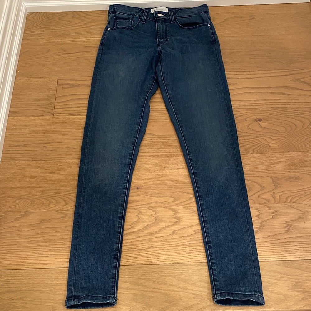 Triarchy Dark Wash Skinny Jean, Size 26